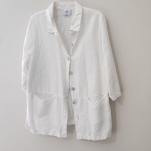 Hot Cotton Women's White Blazer